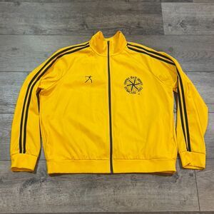 Vintage 1982 Syracuse Empire State Games Yellow Full Zip Track Jacket - Size XL